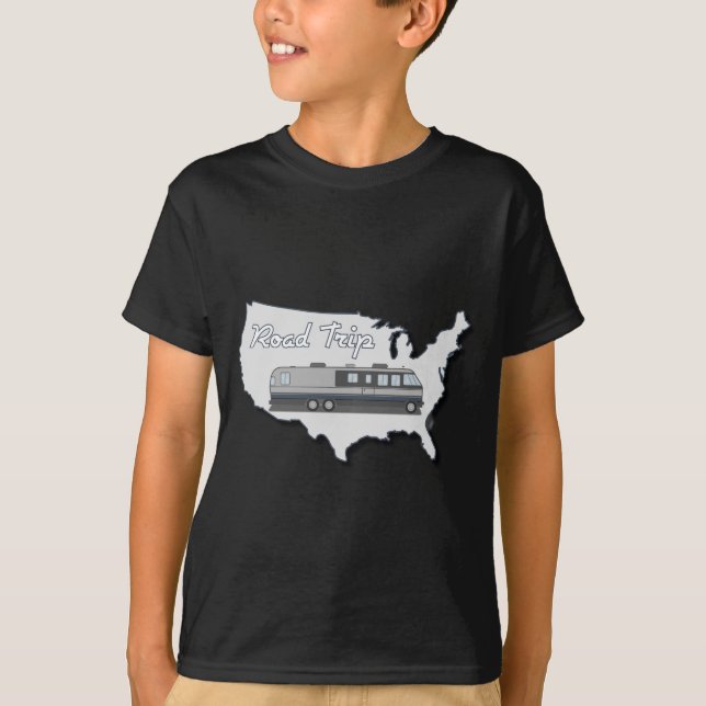T-shirt Voyage par la route classique des Etats-Unis de (Devant)