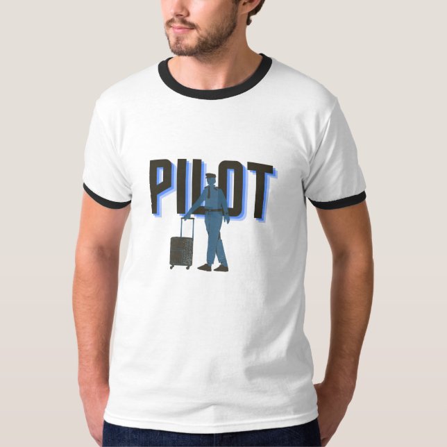 T-shirt Voyage Pilote (Devant)