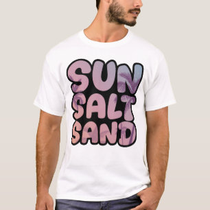 T-shirt Voyage Plage Été Soleil Sel Sable