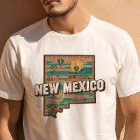 Voyage Rétro Graphique Iconique du Nouveau-Mexique