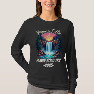T-shirt Voyage routier aux chutes du Niagara Vacances en f