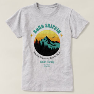 T-shirt Voyage Routier de Vacances de Famille Personnalisé