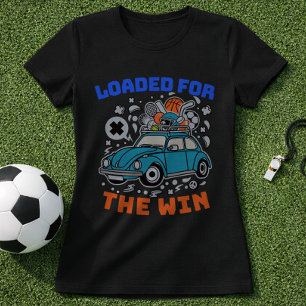 T-shirt Voyage routier pour tournoi sportif Chargé pour la