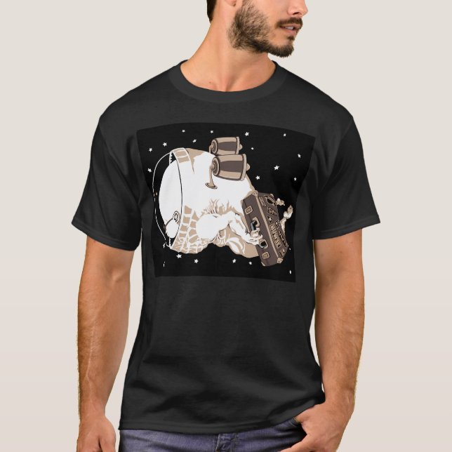 T-shirt Voyage spatial (Devant)