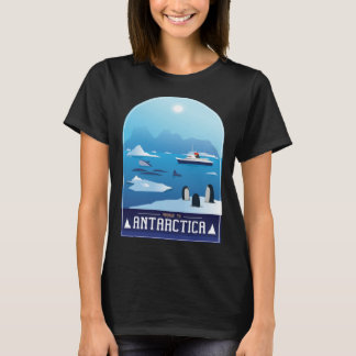 T-shirt Voyage To Antarctica Penguins Cruise Ship Icebergs