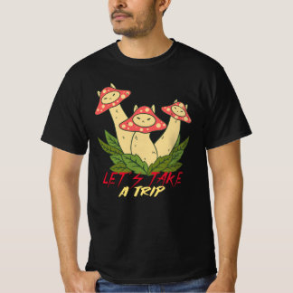 T-shirt Voyageons / Champignons magiques / Racines magique