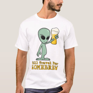 T-shirt Voyagera pour le brew à la maison (de logo dos
