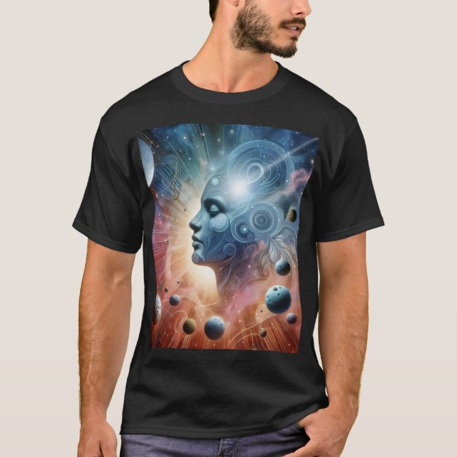 T-shirt Voyages cosmiques : l'Univers en nous (Devant)