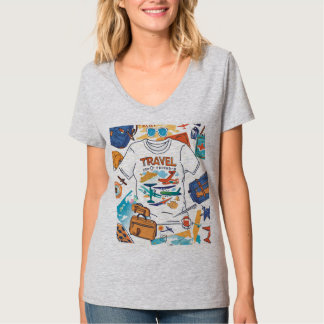 T-shirt Voyages pour femmes