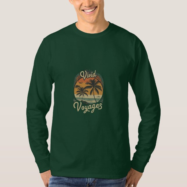 T-shirt Voyages vifs (Devant)