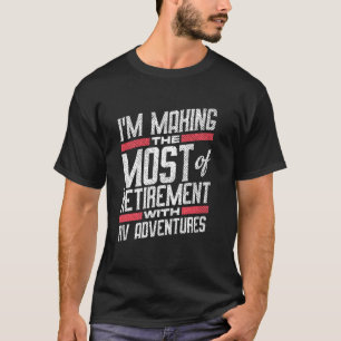 T-shirt Voyageur en VR retraité Nomade Rétraite en camping