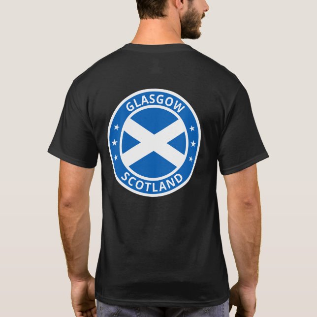 T-shirt Voyageur mondial - 'City', Ecosse (Modifier) T-shi (Dos)