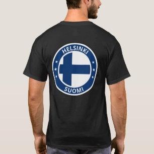 T-shirt Voyageur mondial - 'City', Suomi Finlande (Modif