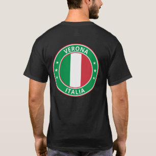T-shirt Voyageur mondial - Ville, Italie (Modifier) T-shir