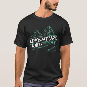 T-shirt Voyageur Vacances Voyage Aventure Attend