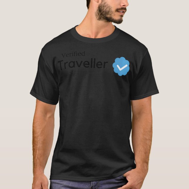 T-shirt Voyageur vérifié (Devant)