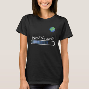 T-shirt Voyagez dans le monde Charger Voyager dans le mond