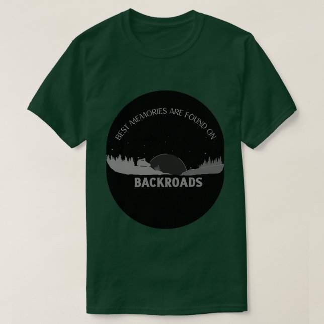 T-shirt Voyagez sur la route moins parcourue (Design devant)