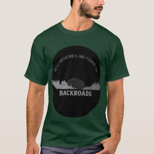 T-shirt Voyagez sur la route moins parcourue