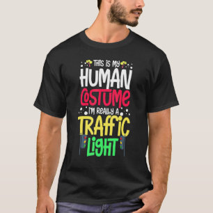 T-shirt Voyant de trafic Signal vert jaune rouge Stop Styl