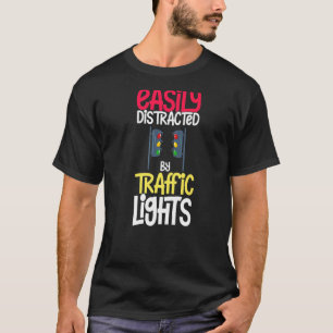 T-shirt Voyant de trafic Signal vert jaune rouge Stop Styl