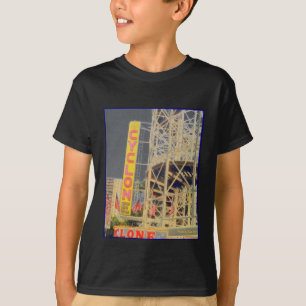 T-shirt VOYELLE DIACRITIQUE DU CYclone Rollercoaster T-shi