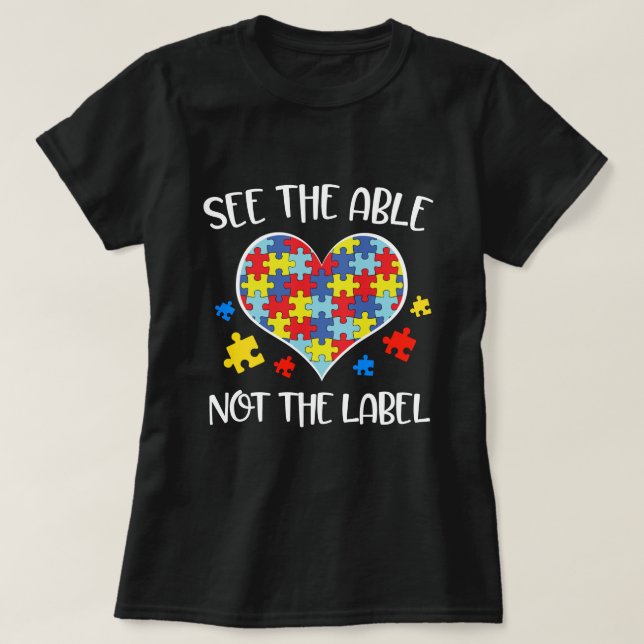 T-shirt Voyez le capable pas le cadeau de citation (Design devant)