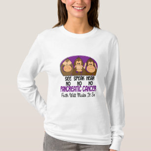 T-shirt Voyez que parler n'entendez aucun Cancer