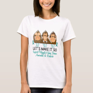 T-shirt Voyez que parler n'entendez aucune maladie rénale