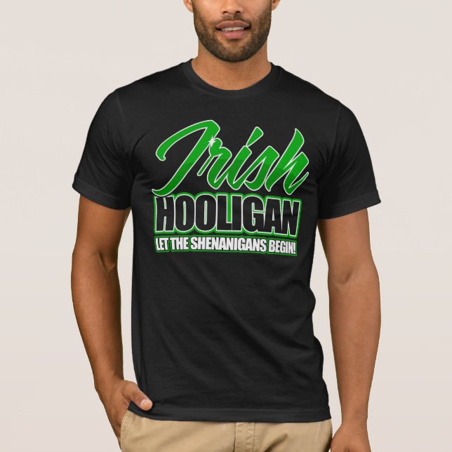 T-shirt Voyou irlandais - laissez la malice commencer ! (Devant)