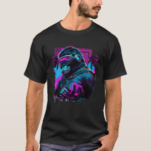 T-shirt VR Gamer Gorilla dans VR Headset Virtual Reality G