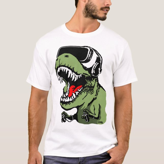 T-shirt VR T-rex (Devant)