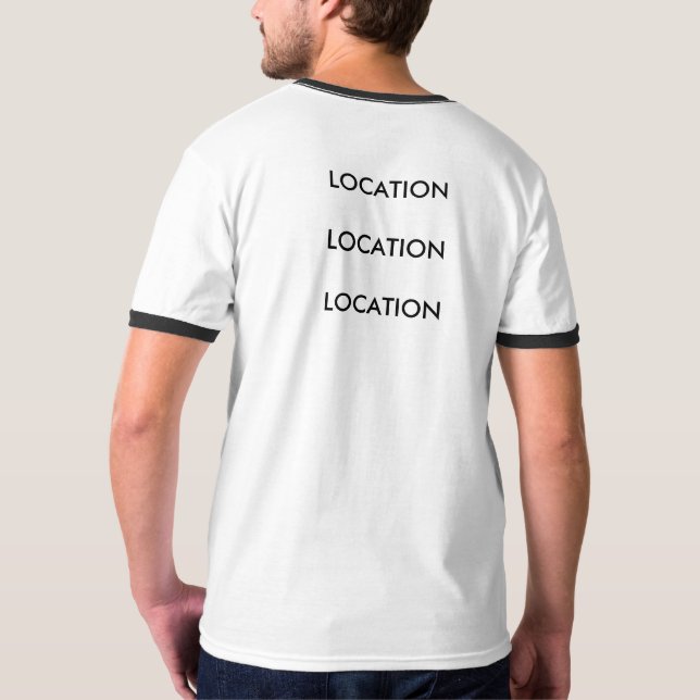 T-shirt Vrai agent immobilier (Dos)