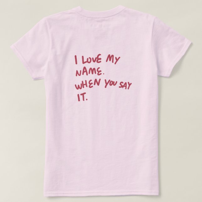 T-SHIRT VRAI AMOUR (Design dos)