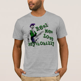 T-shirt Vrai amour Psychobilly d'hommes