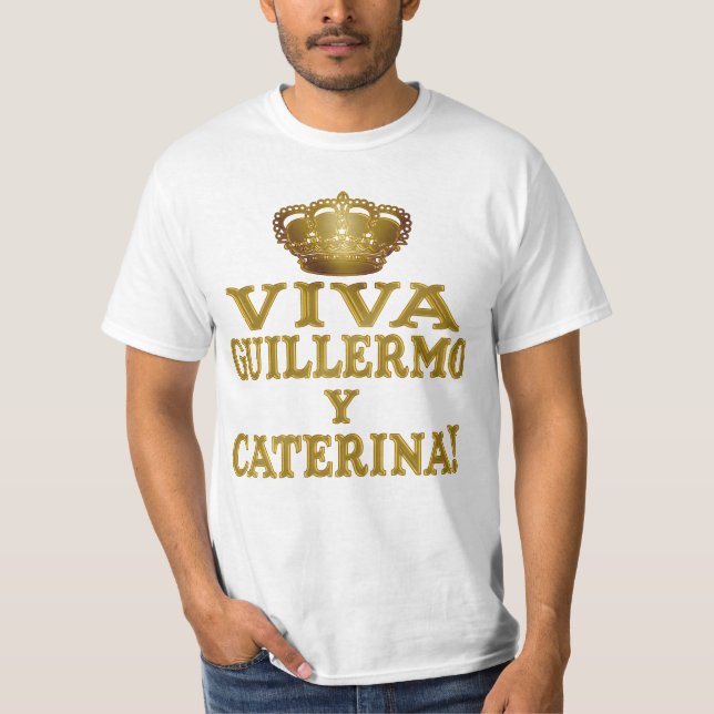 T-shirt Vrai Camisas y MAS de Guillermo y Caterina Boda (Devant)