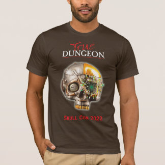 T-shirt Vrai Con crâne de donjon