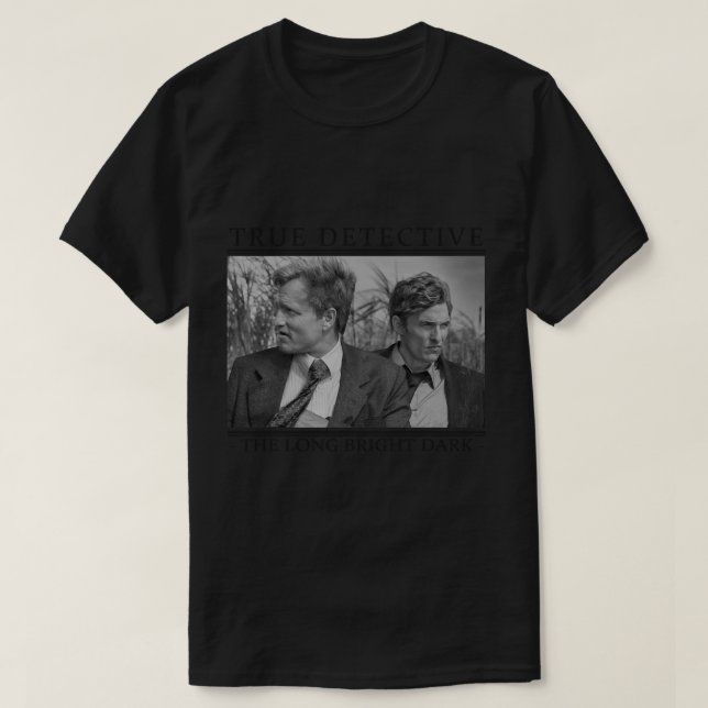 T-shirt Vrai Détecteur - _Le long brillant foncé_ (Design devant)