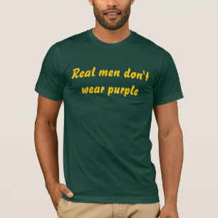 T-shirt Vrai je n'utilise pas la chemise pourpre