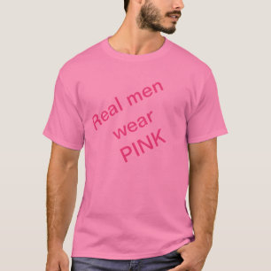 T-shirt Vrai rose de vêtements pour hommes