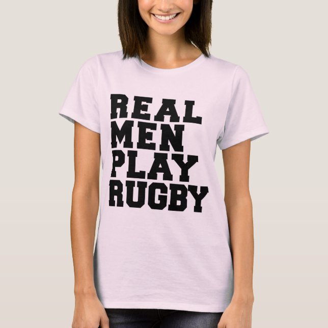 T-shirt Vrai rugby de jeu d'hommes (Devant)