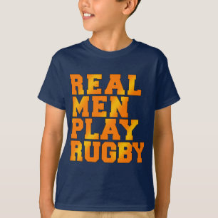 T-shirt Vrai rugby de jeu d'hommes