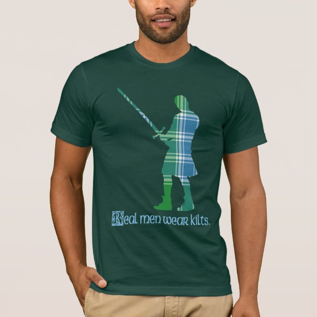 T-shirt Vrai tartan d'écossais de MacDonald de kilts de (Devant)