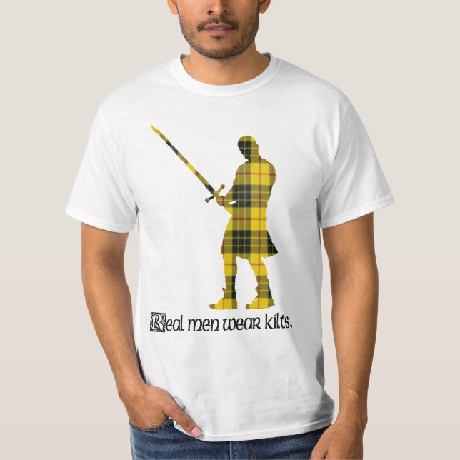 T-shirt Vrai tartan d'écossais de MacLeod de kilts de (Devant)