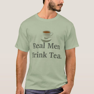 T-shirt Vraie chemise de thé de boissons d'hommes