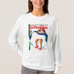 T-shirt Vraie couverture de magazine d'amusement d'écran 