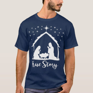 T-shirt Vraie Histoire De La Nativité De La Nativité De Jé
