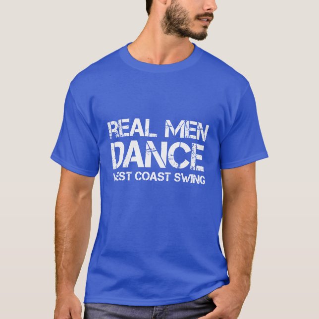 T-shirt Vraie oscillation de côte ouest de danse d'hommes (Devant)
