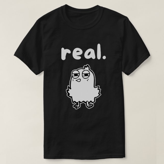 T-shirt Vraiment. Drôle poulet sarcastique (Design devant)
