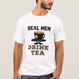 T-shirt Vraiment les hommes boivent du thé Cool thé buve